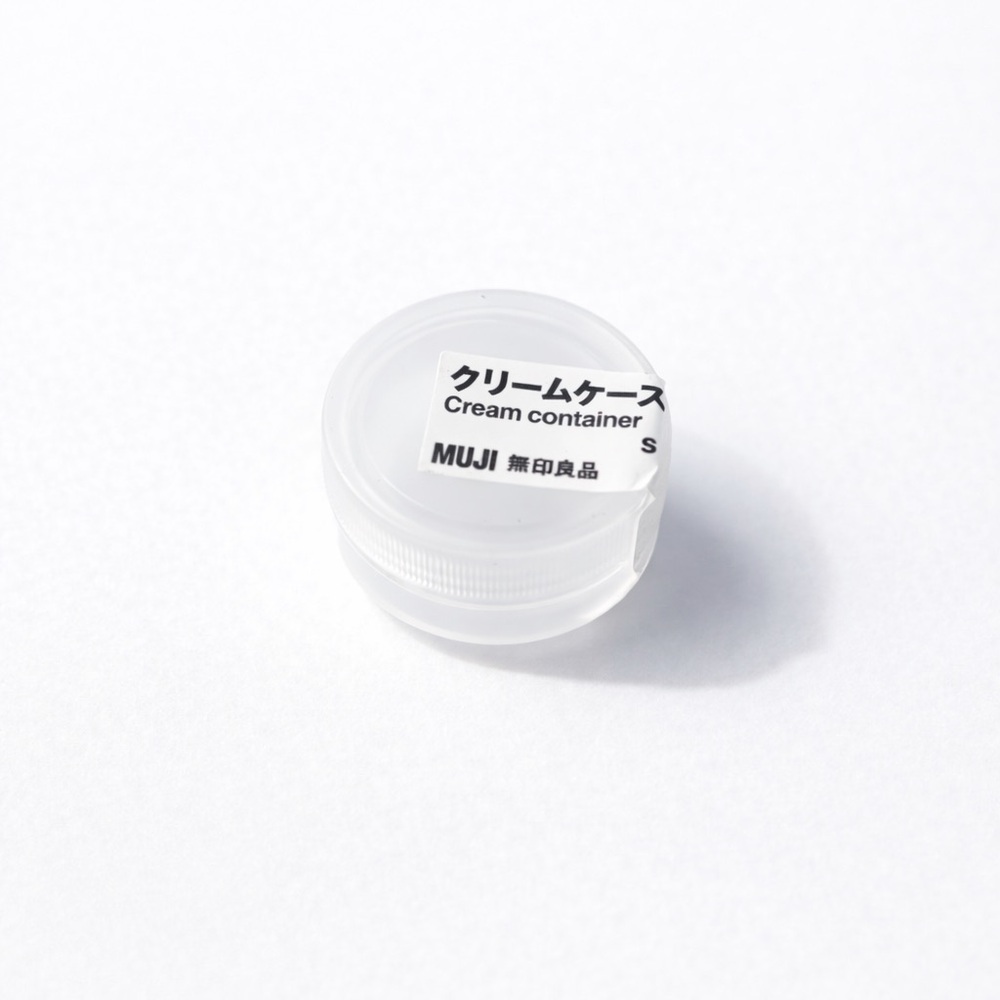 MUJI PP Cream Container S 3g Polypropylene New Small Clear Case